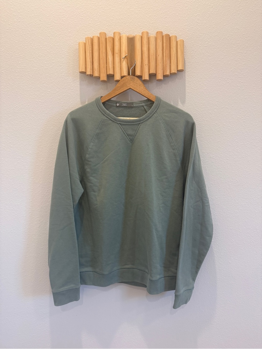 Member’s Mark Classic Crewneck Sweater in Sage Green